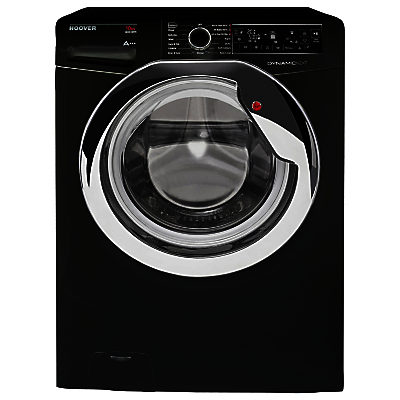 Hoover Dynamic Next Premium DXP 410AIB3 Freestanding Washing Machine, 10kg Load, A+++ Energy Rating, 1400rpm Spin, Black